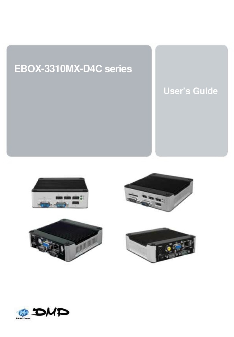 DMP Electronics EBOX-3310MX-TS4C User manual