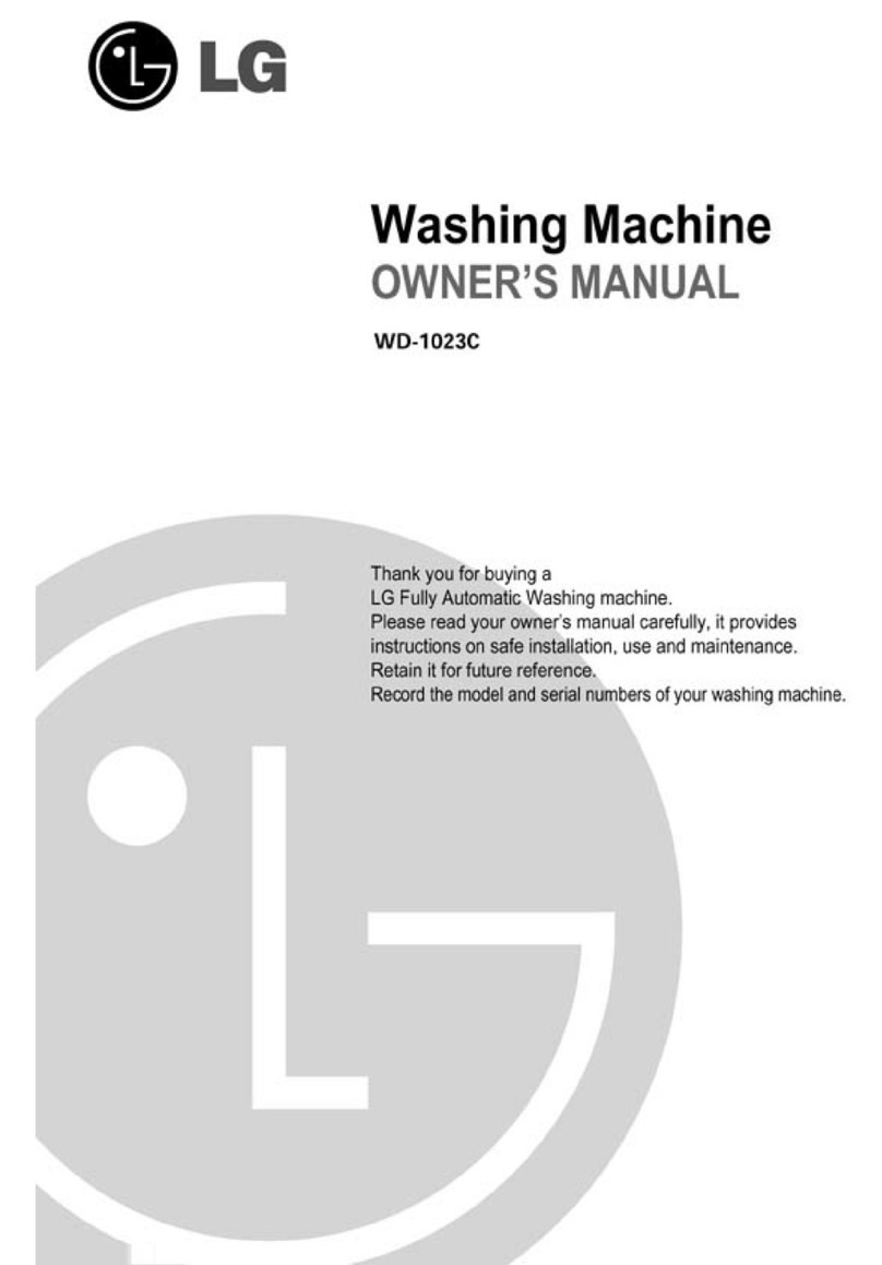 LG WD-1023C owner's manual