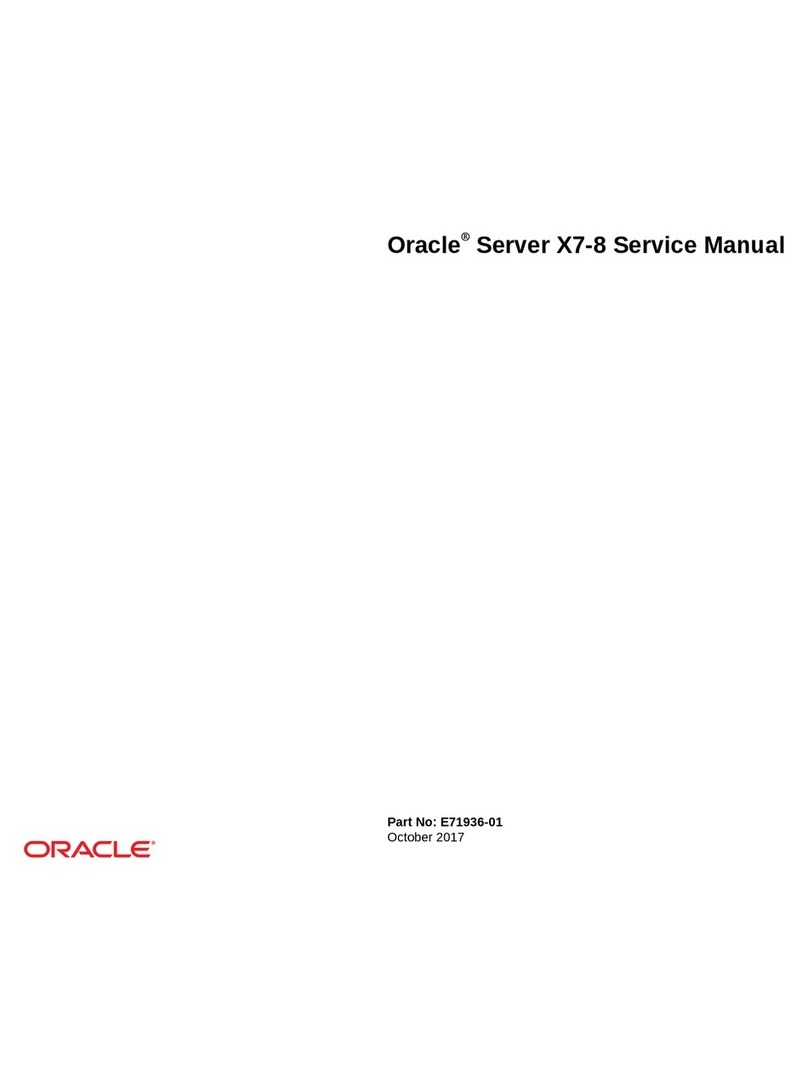 Oracle X7-8 User manual