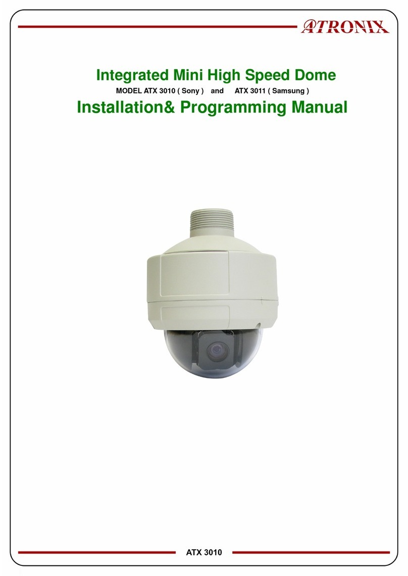 Atronix ATX 3010 Installation & programming manual