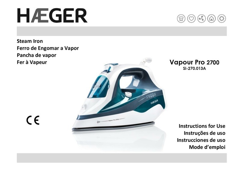 HAEGER Vapour Pro 2700 Instructions for use