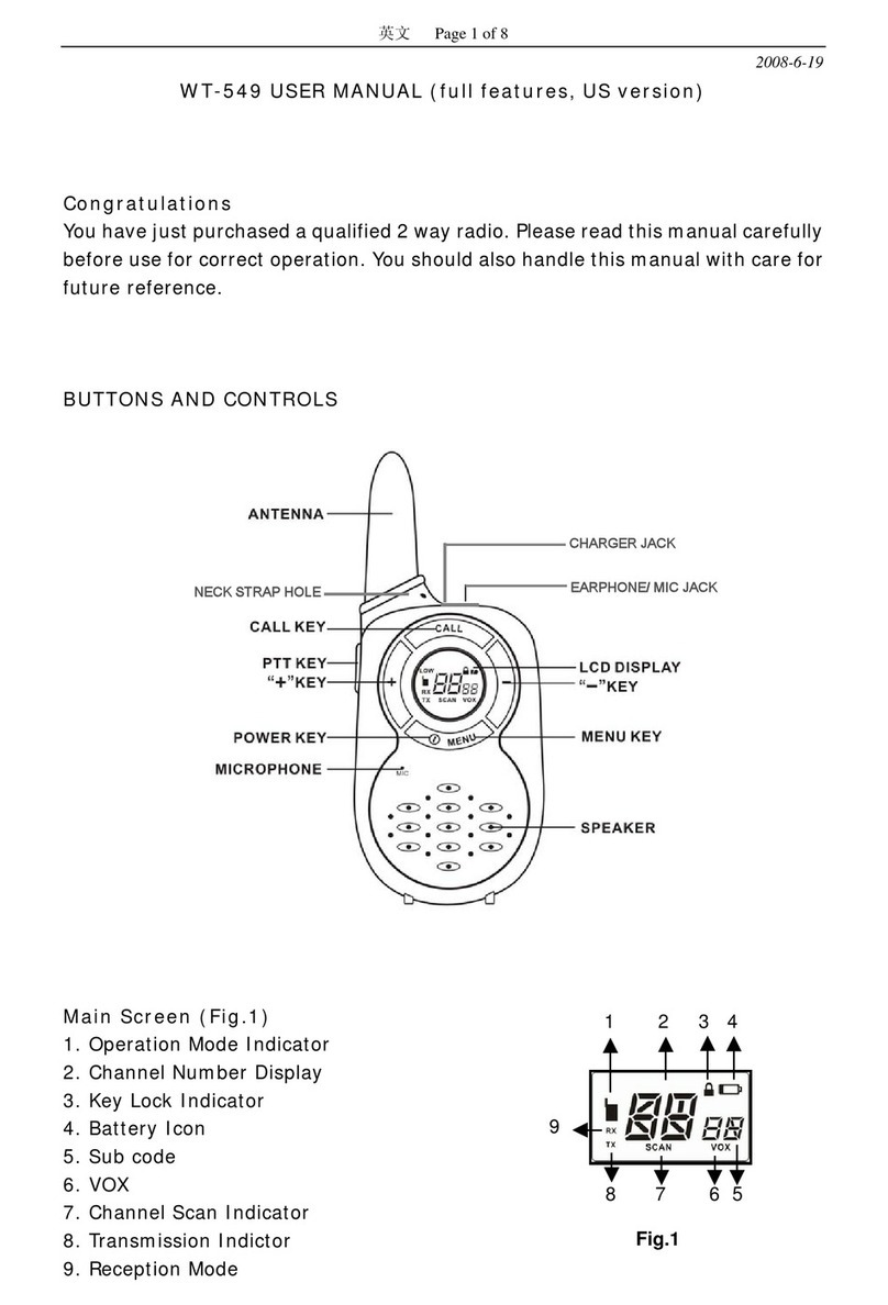 ToyPark WT-549 User manual