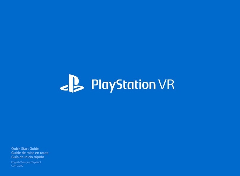 Sony PLAYSTATION VR quick start guide