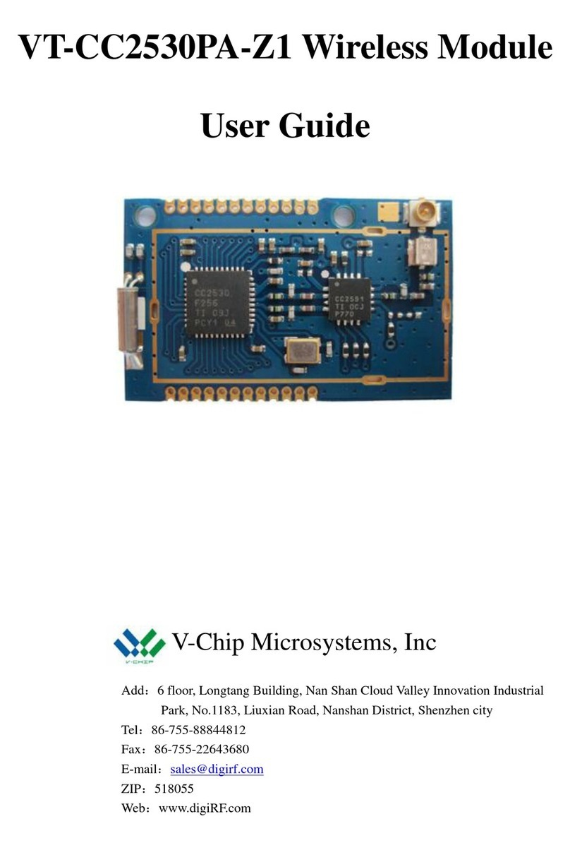 V-Chip Microsystems VT-CC2530PA-Z1 user guide