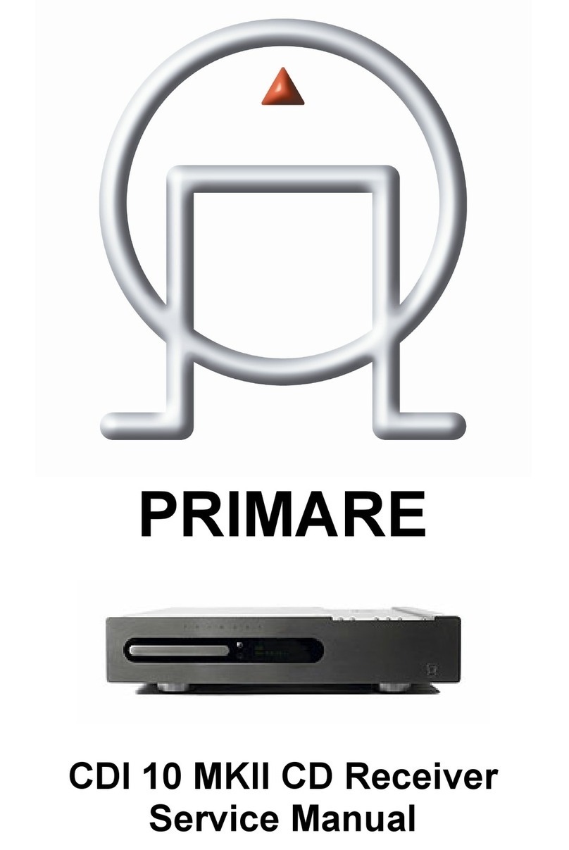 Primare CDI 10 MKII Service manual