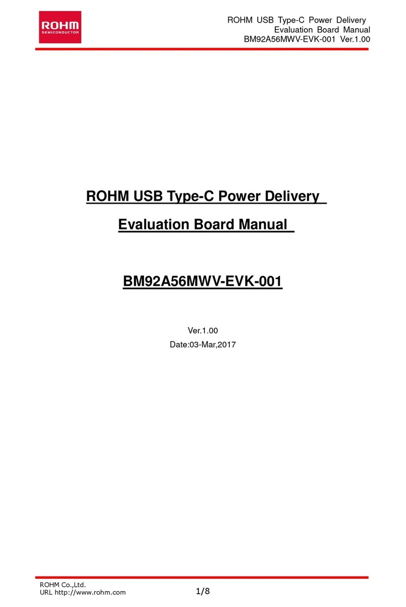 Rohm BM92A56MWV-EVK-001 User manual