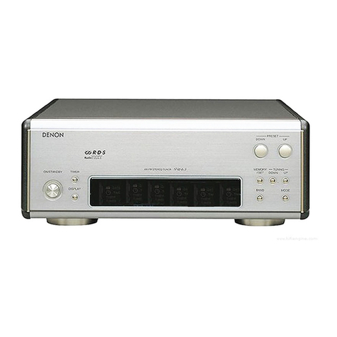 Denon TU-6.5 operating instructions