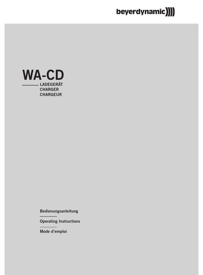 Beyerdynamic WA-CDb operating instructions