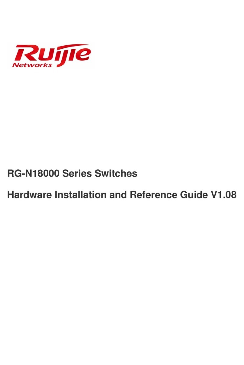 Ruijie Networks RG-N18014 Hardware  installation and reference guide