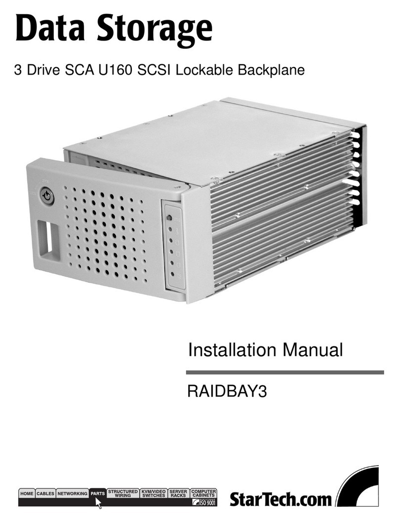 StarTech.com RAIDBAY3 User manual StarTech.com RAIDBAY3 User manual