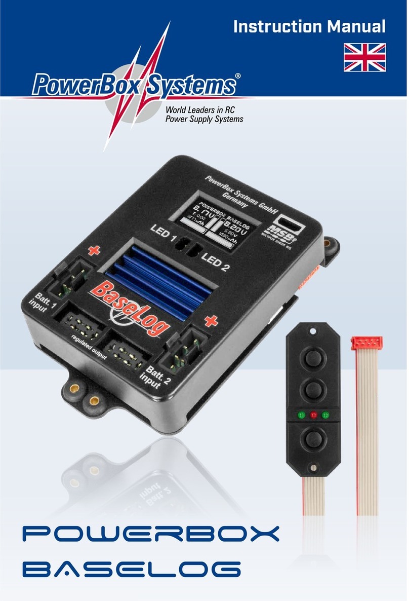 PowerBox Systems BaseLog User manual PowerBox Systems BaseLog User manual