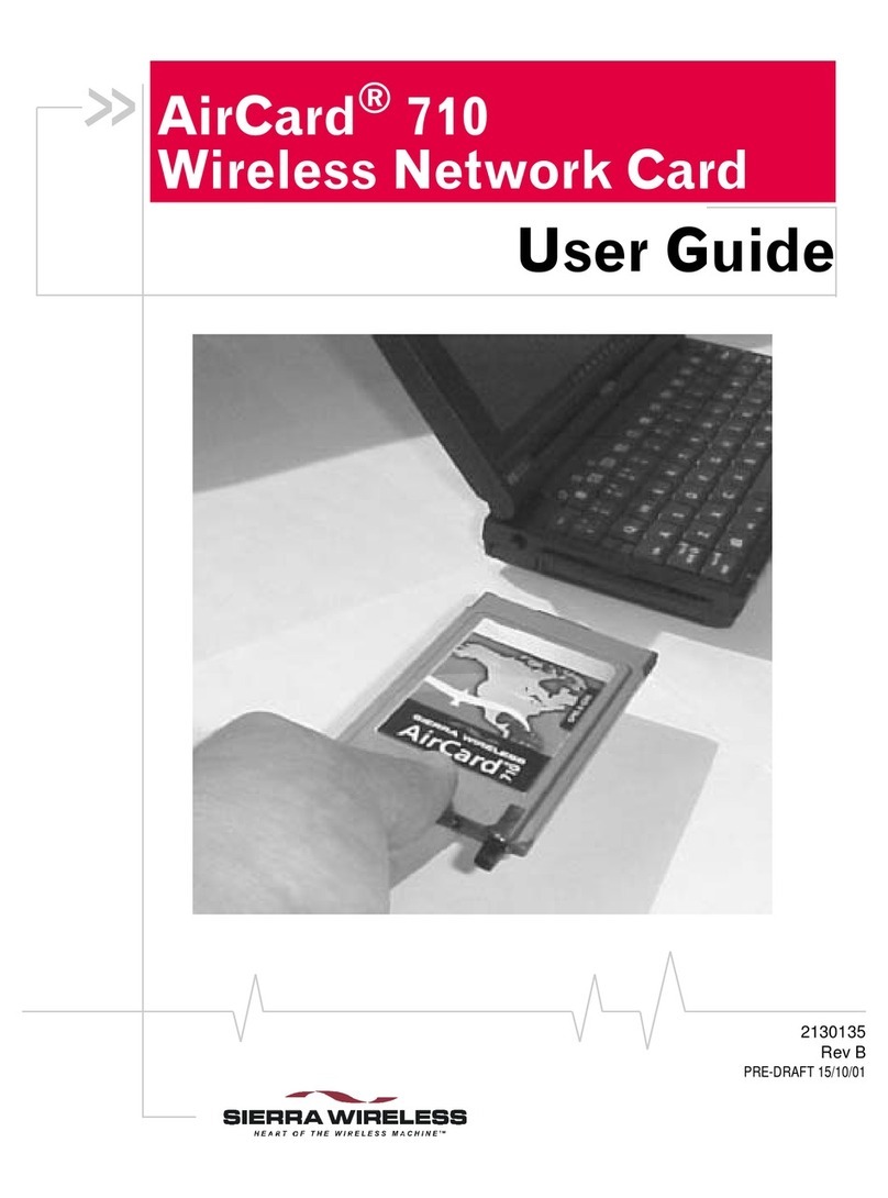 Sierra Wireless AirCard 710 User manual