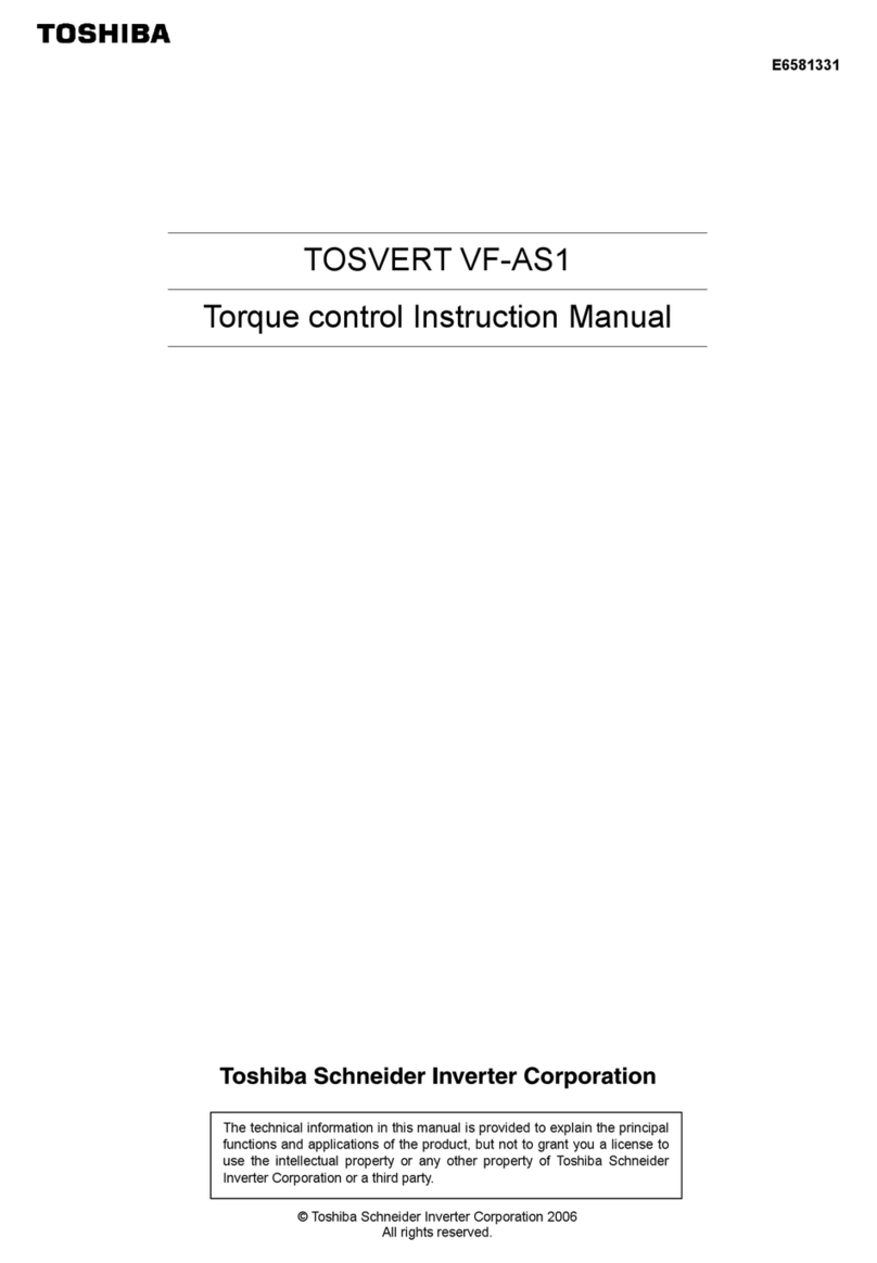 Toshiba TOSVERT VF-AS1 Series User manual