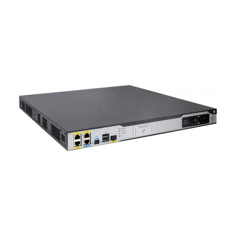 HPE FlexNetwork MSR3012 Installation manual