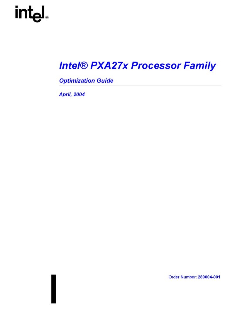 Intel PXA270 User manual
