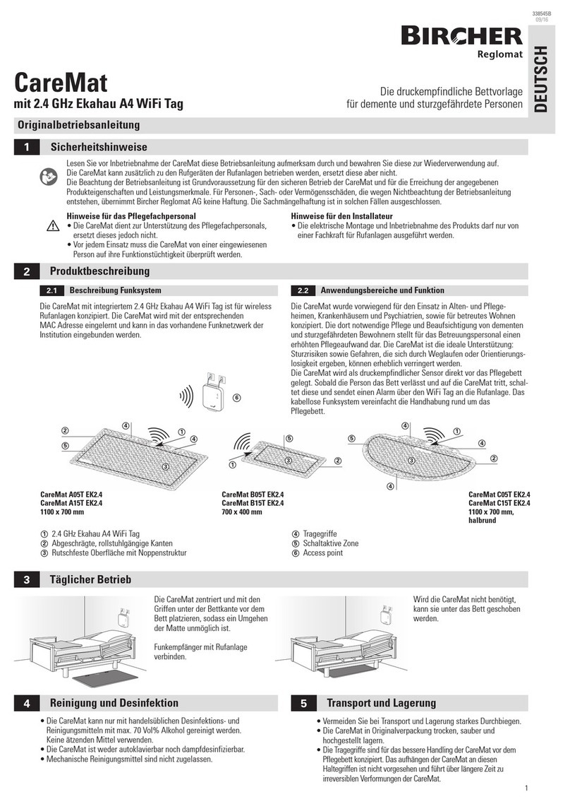 Bircher Reglomat CareMat A05T EK2.4 User manual