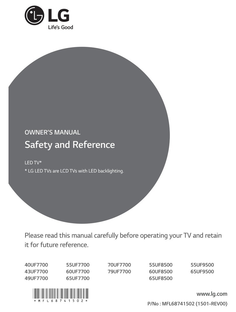 LG 40UF7700 User manual