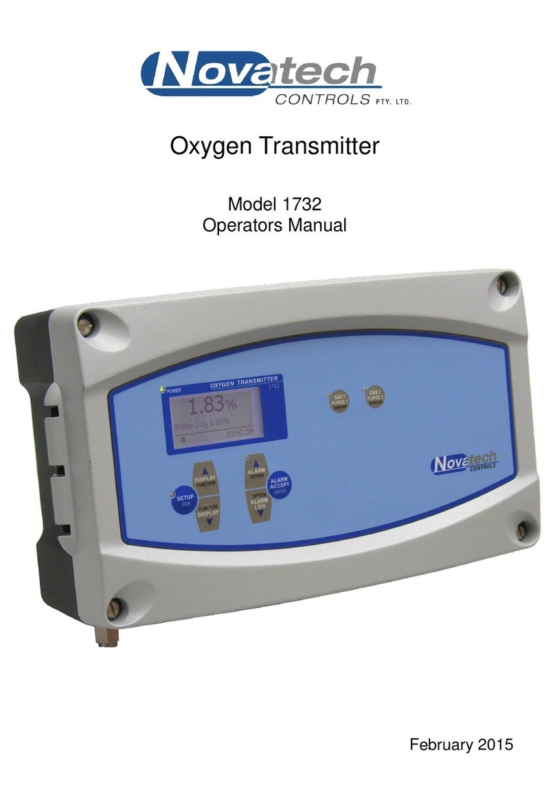 Novatech 1732 Operator's manual