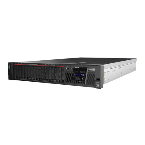 Lenovo ThinkSystem SR850 User manual Lenovo ThinkSystem SR850 User manual