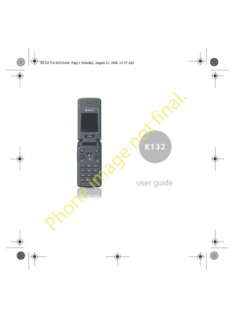 Kyocera 7135 - Smartphone - CDMA2000 1X User manual