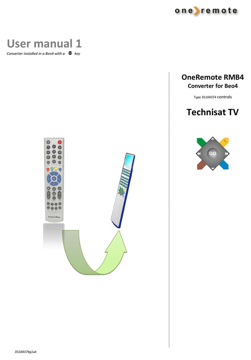 One Remote RMB4 user manual