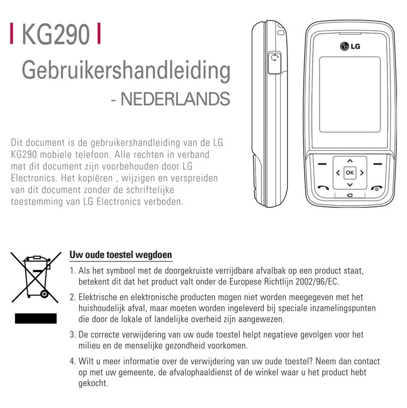 LG KG290 User manual