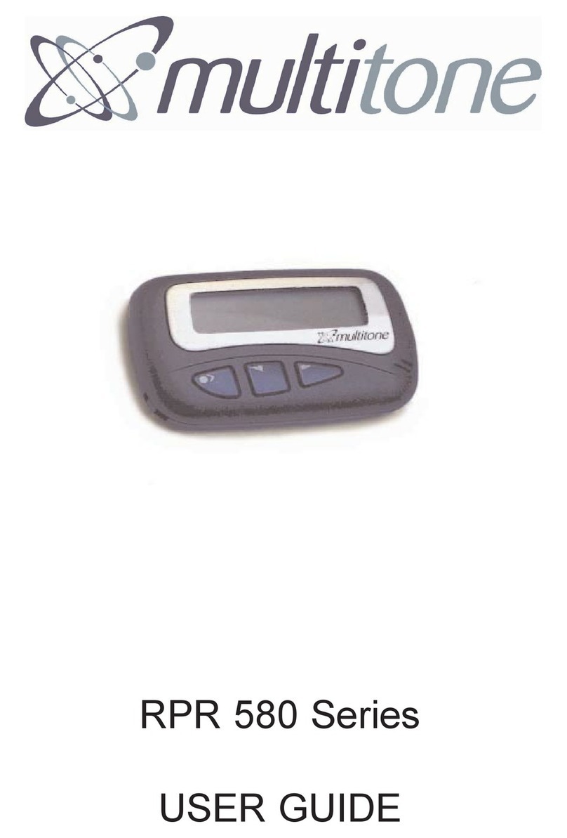 Multitone RPR 581 user guide