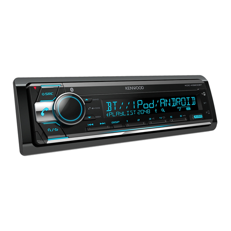 Kenwood KDC-X5200BT User manual