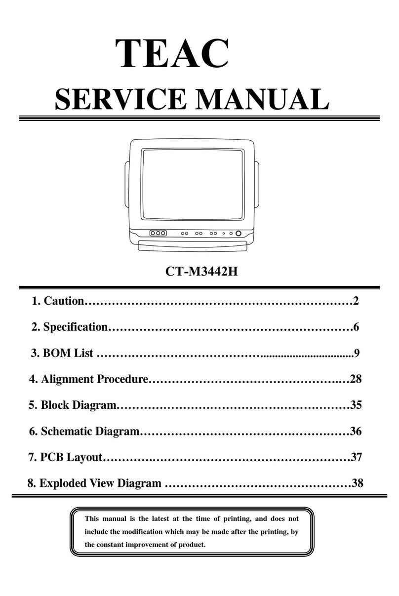 Teac CT-M3442H User manual