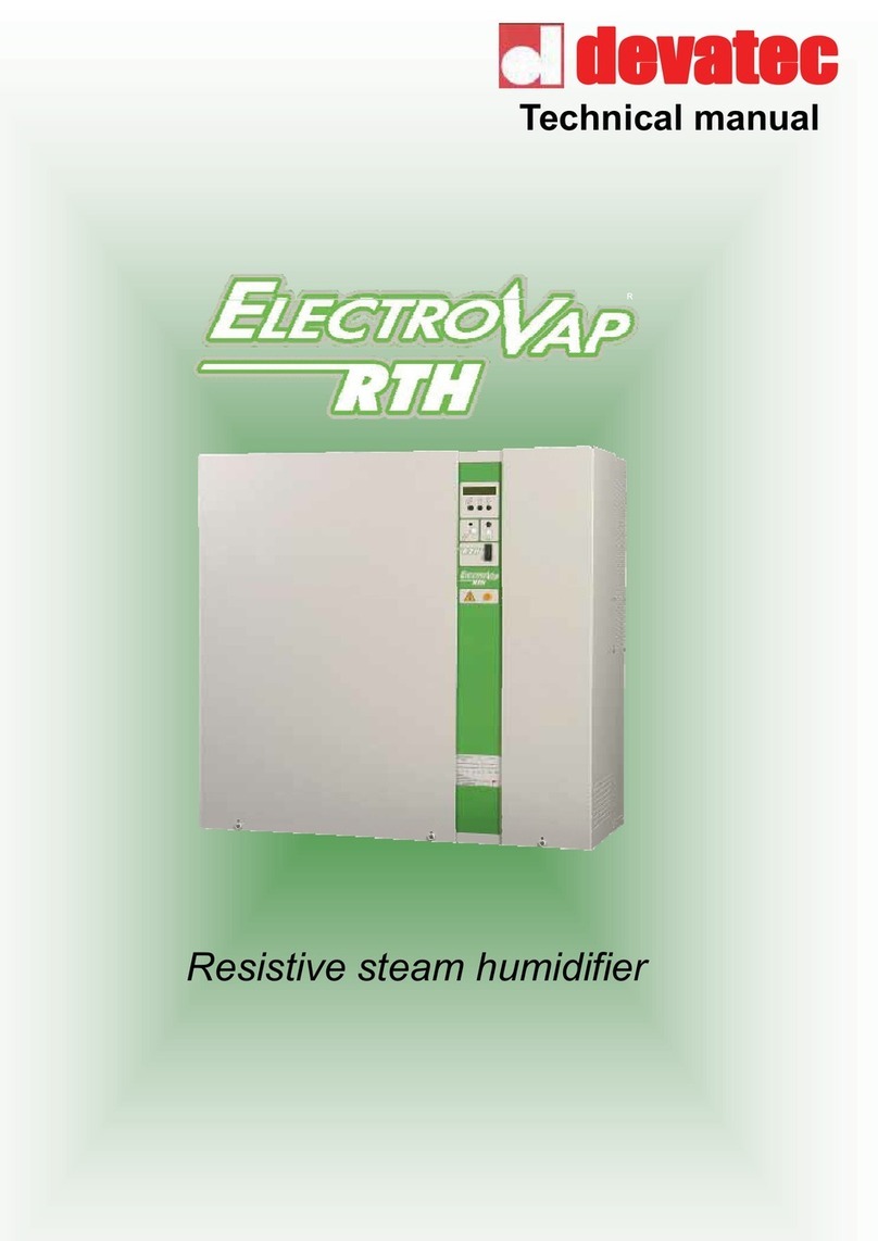 Devatec ELECTROVAP RTH User manual Devatec ELECTROVAP RTH User manual