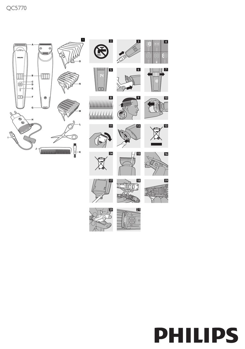 Philips QC5770 User manual Philips QC5770 User manual