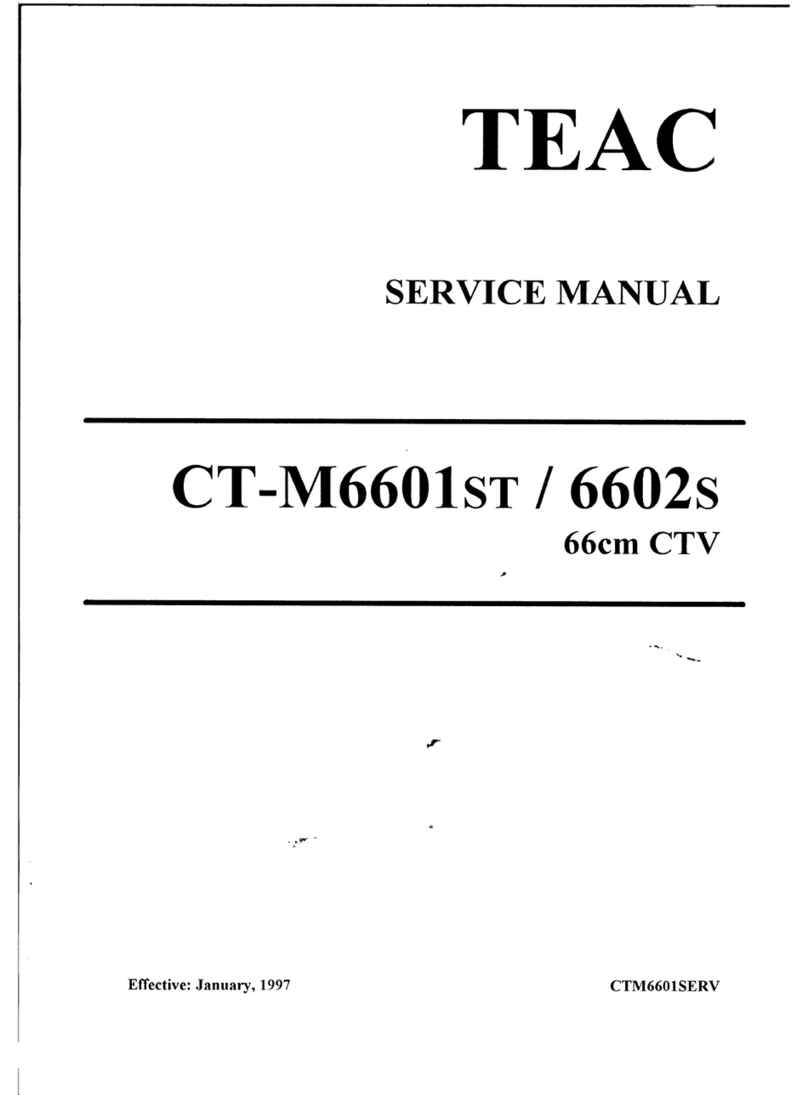 Teac CT-M6602S User manual Teac CT-M6602S User manual