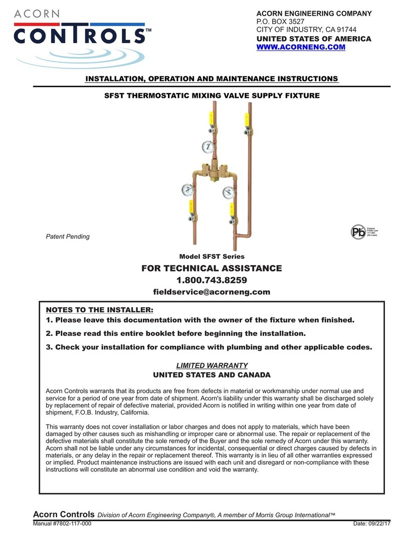 Acorn Engineering SFST-T-OT-ITG Manual