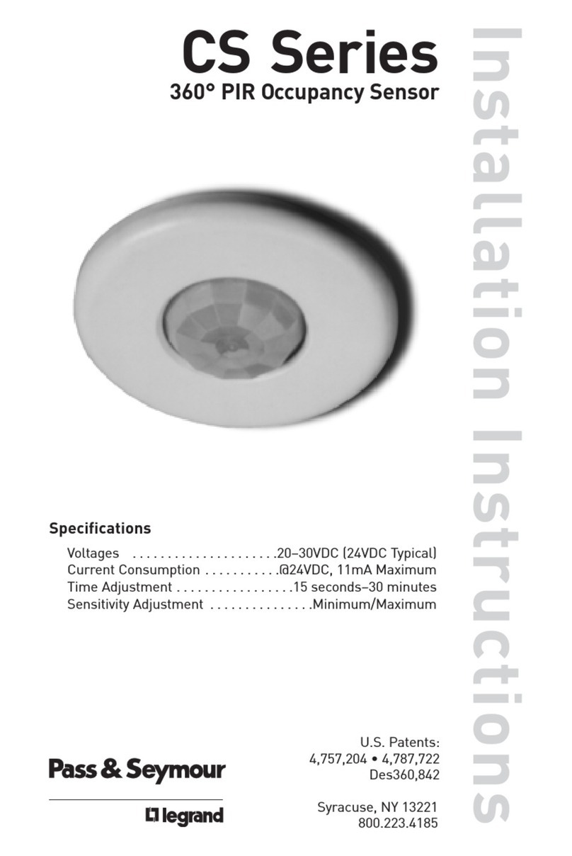 pass & seymour CS500 installation instructions