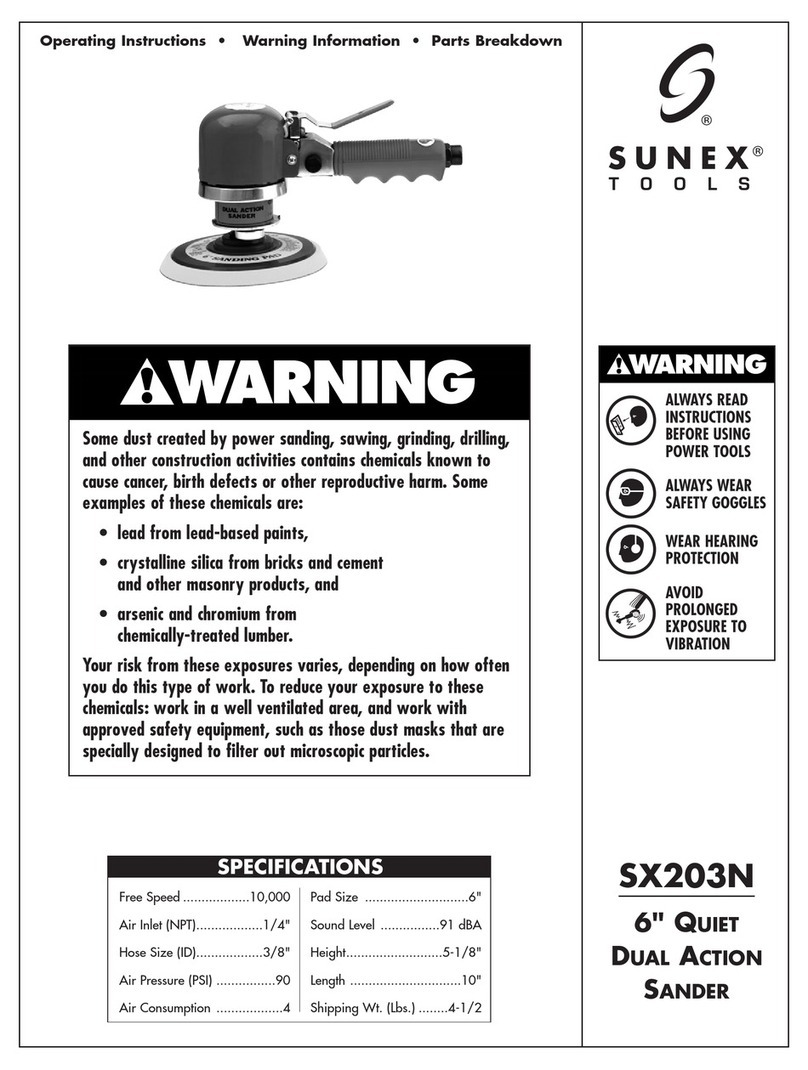 Sunex Tools SX203N User manual Sunex Tools SX203N User manual