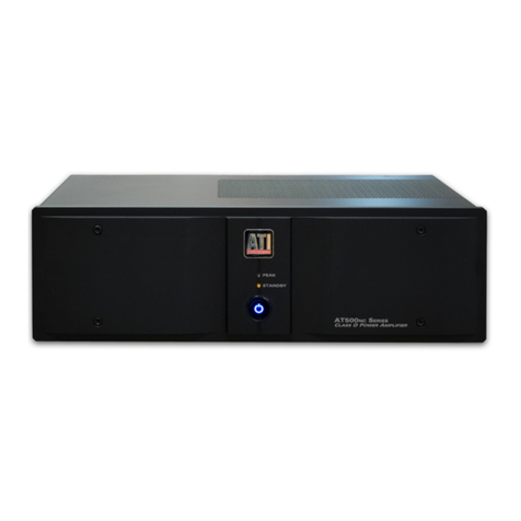 ATI Audio AT500NC SERIES User manual