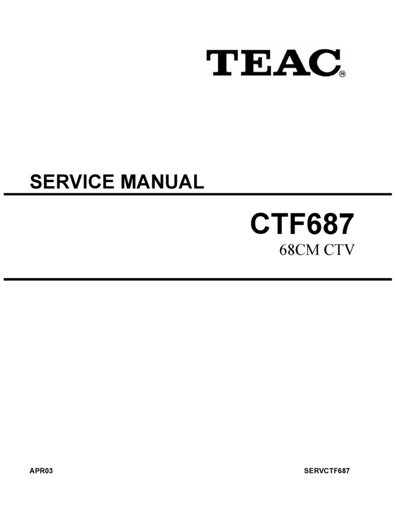 Teac CT-F687 User manual Teac CT-F687 User manual
