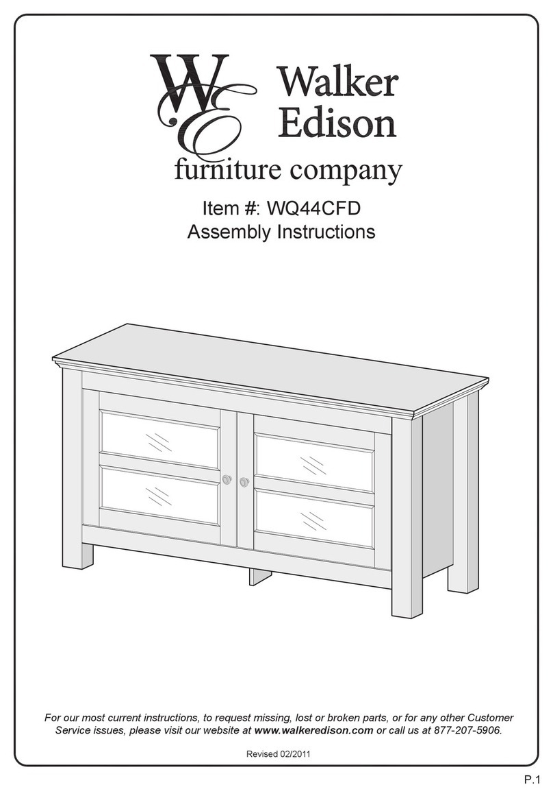 Walker Edison WQ44CFD User manual