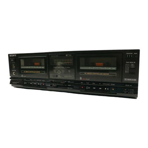 Sony TC-W21 User manual