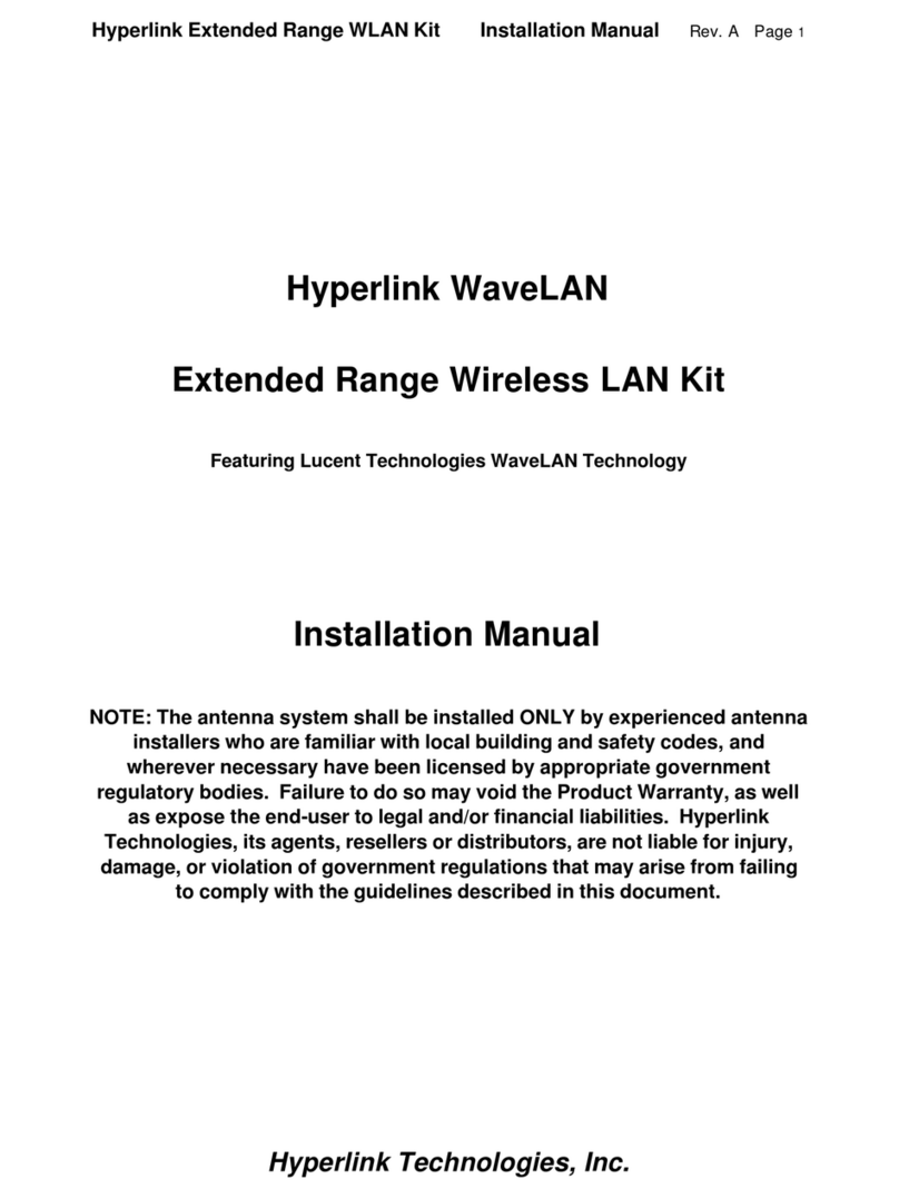 HyperLink Technologies HG2408P installation manual