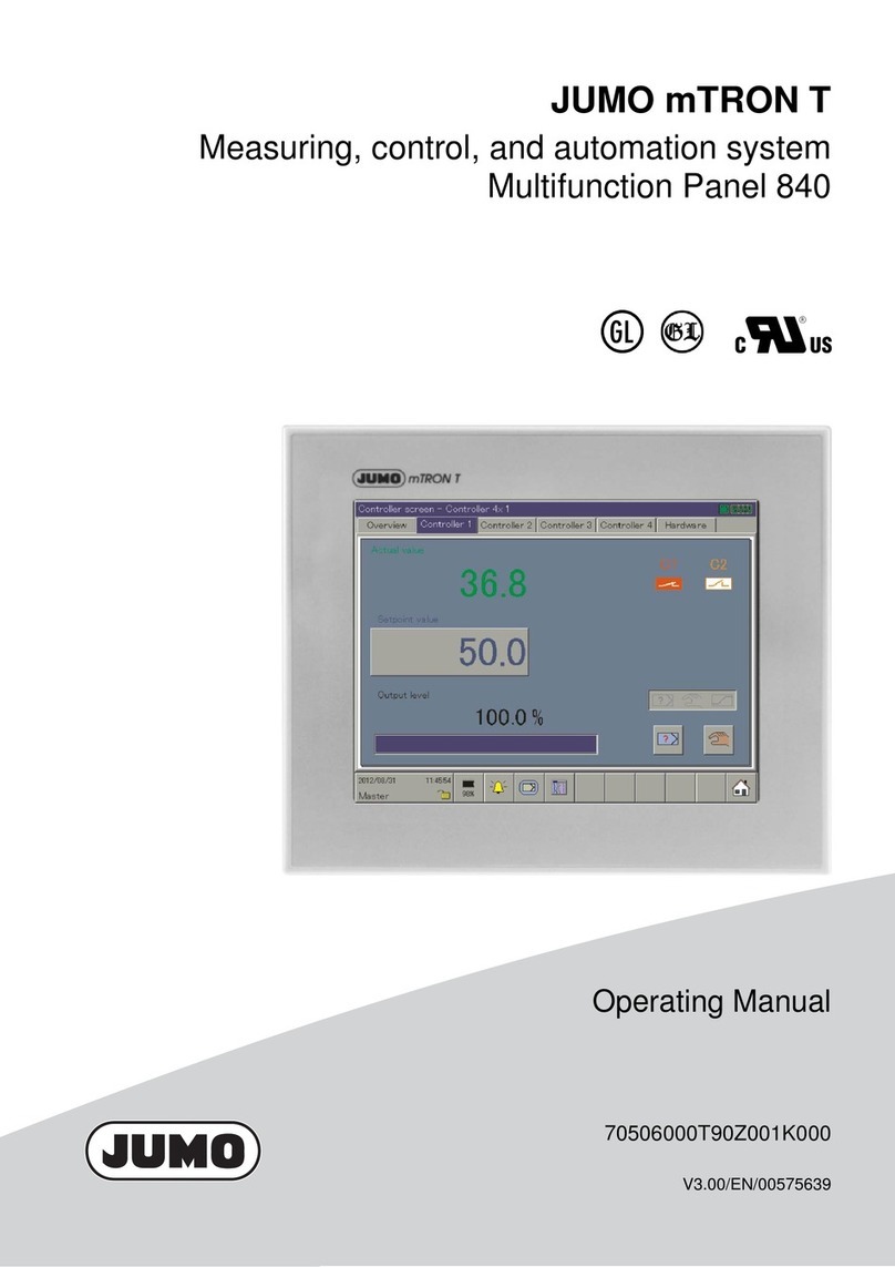 JUMO mTRON T operating manual