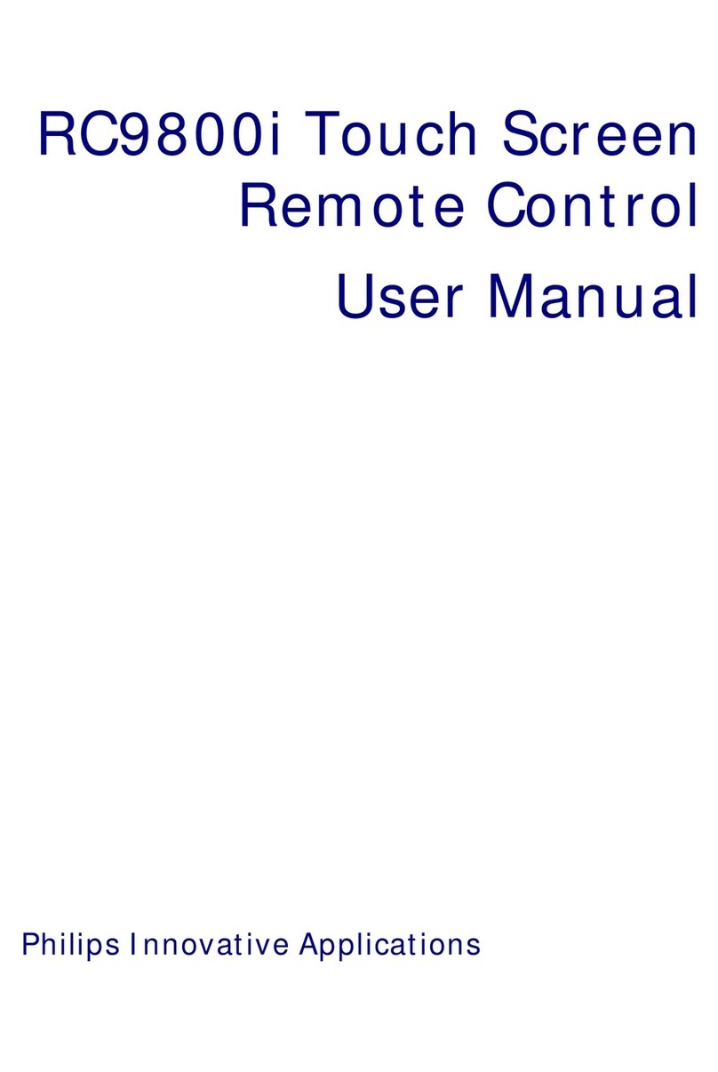 Philips RC9800I User manual