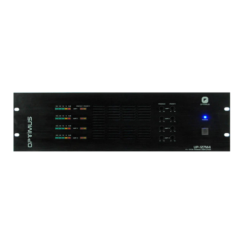 Optimus UP-127M4 User manual