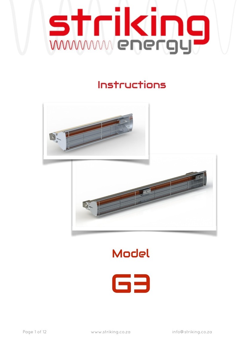 Striking energy G3 1000 G instructions