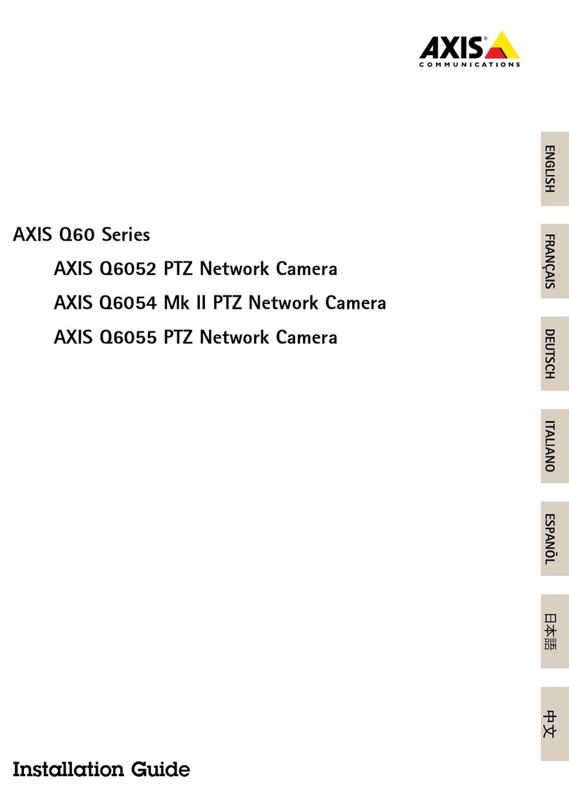 Axis Q6054 Mk II installation guide