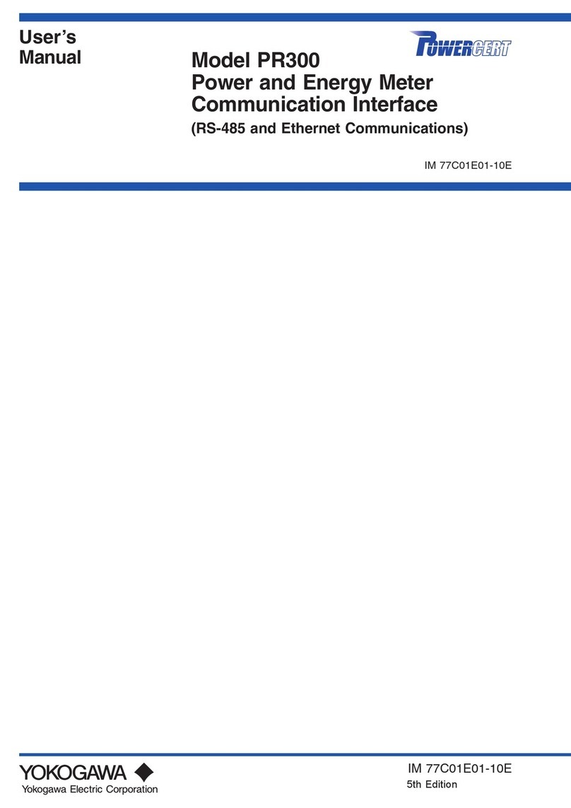 YOKOGAWA PR300 user manual