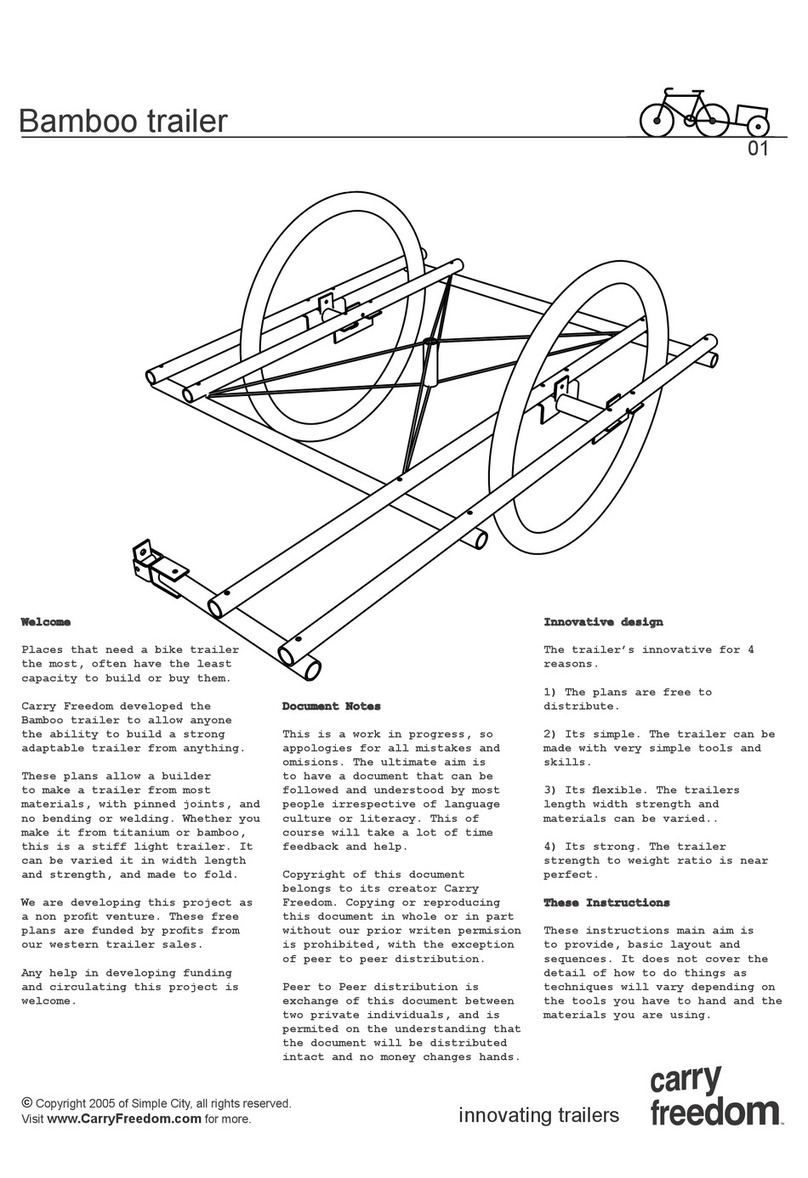Carry Freedom Bamboo Trailer instructions Carry Freedom Bamboo Trailer instructions