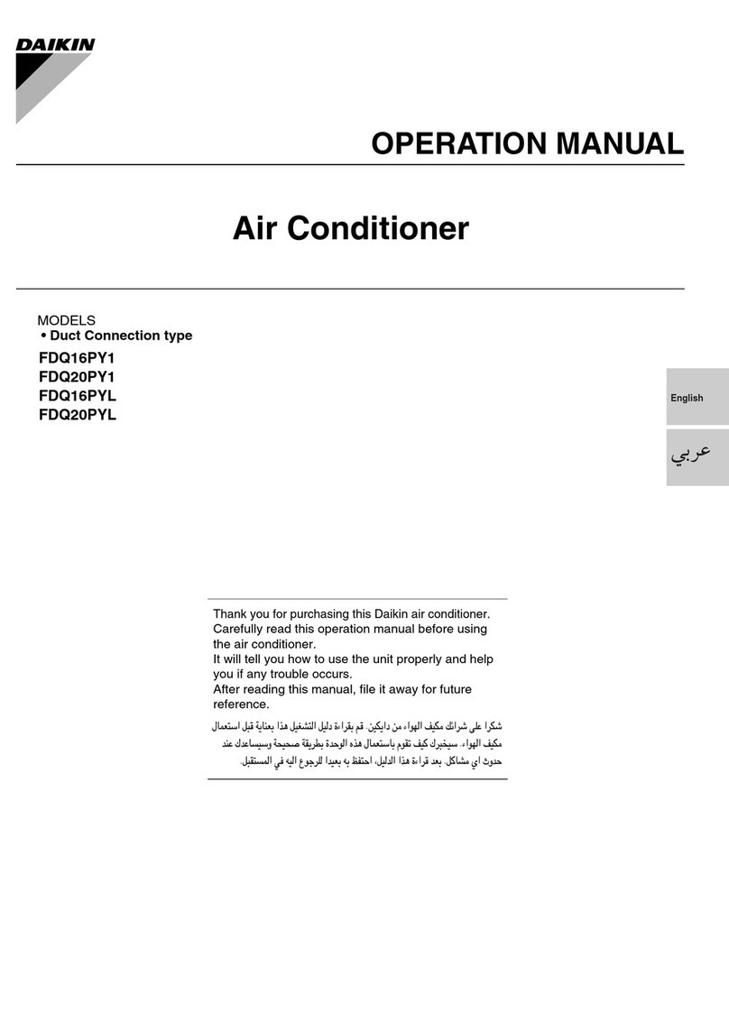 Daikin FDQ16PY1 User manual
