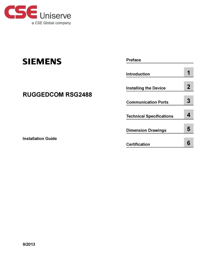 Siemens RUGGEDCOM RSG2488 User manual