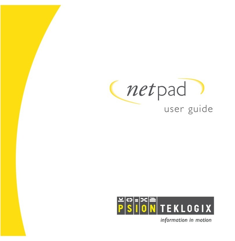 Psion Teklogix netpad user guide
